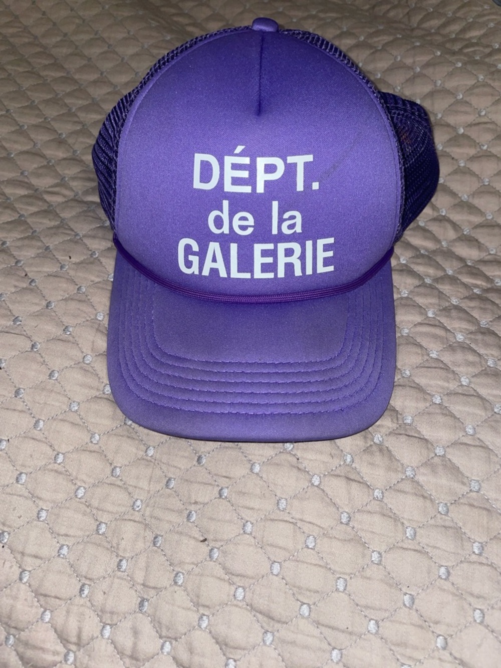 Gallery Dept Purple 'DÉPT. de la GALERIE' Mesh Trucker Hat